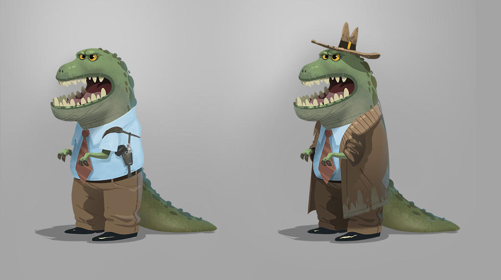 Dino Detective by bearmantooth