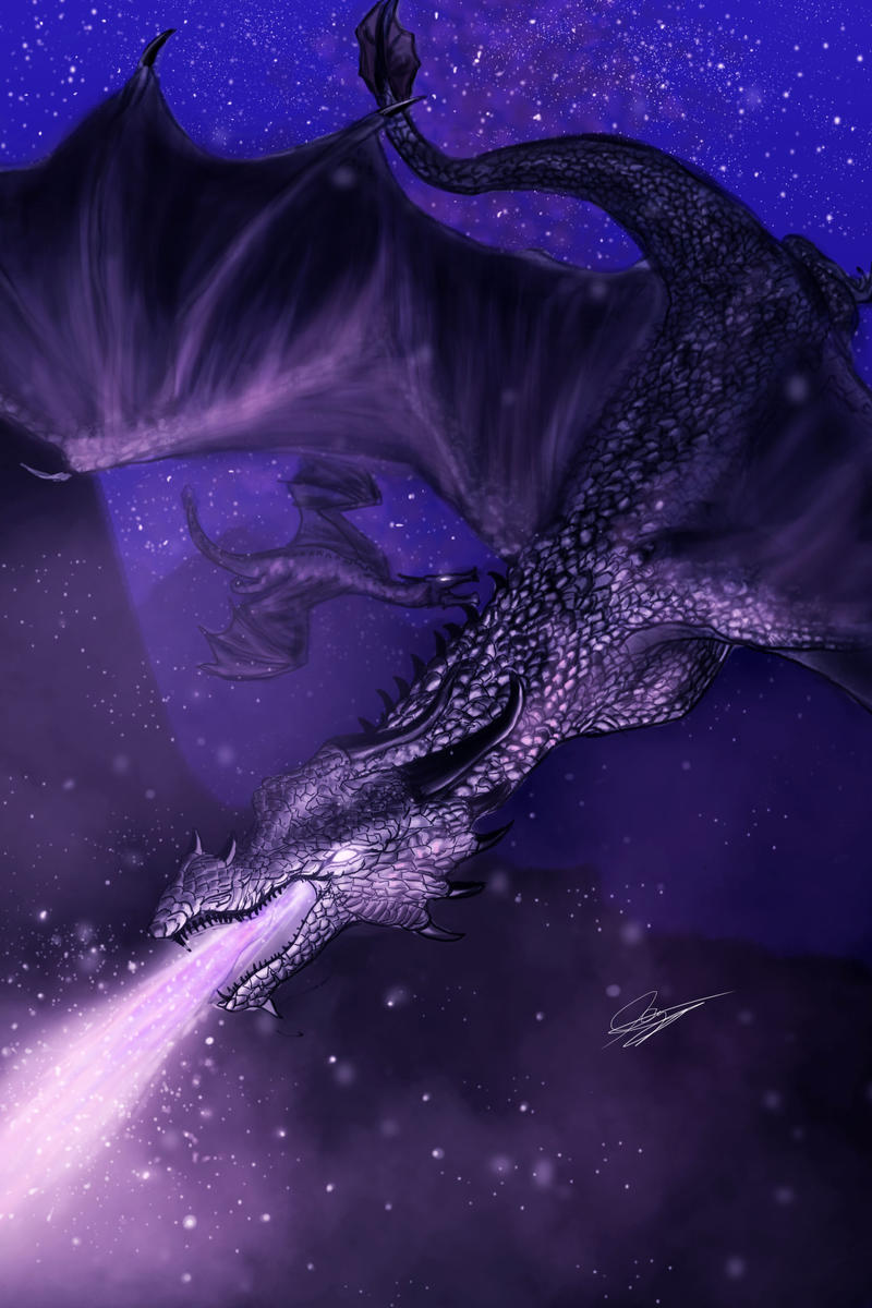 Galaxy Dragon Wallpaper posted by Sarah Cunningham
