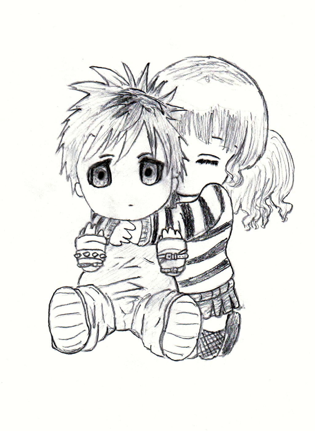 Anime Chibi Couple Drawing   Gallery