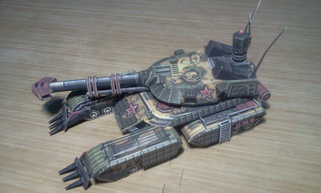 Rise of the Reds Russian Sentinel Tank Papercraft