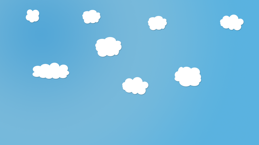 Simple Clouds on Blue Background by dragossshadow on DeviantArt