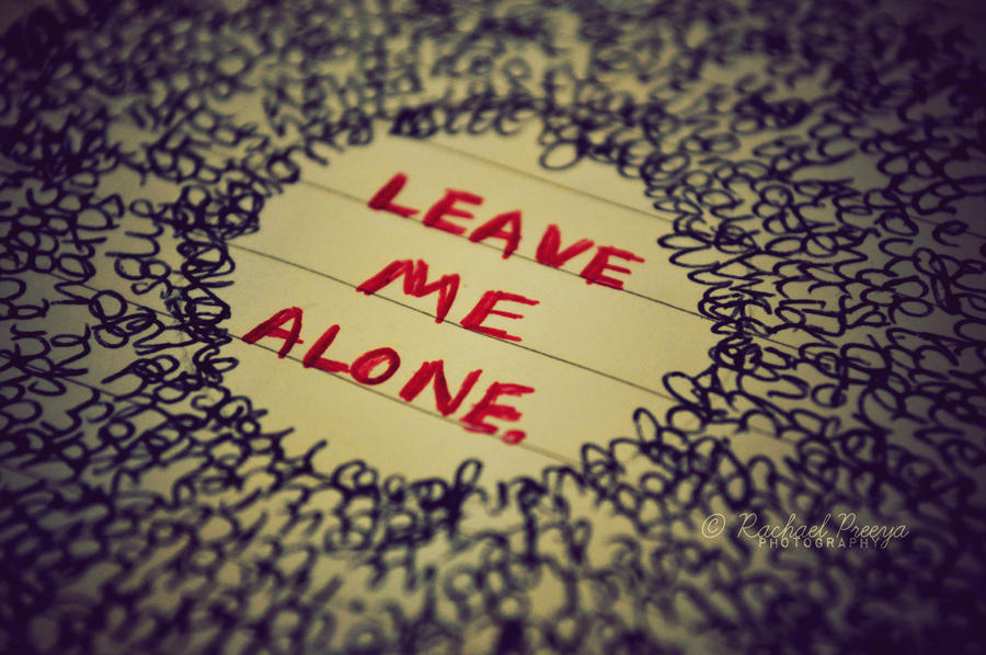 clipart for leave me alone - photo #44