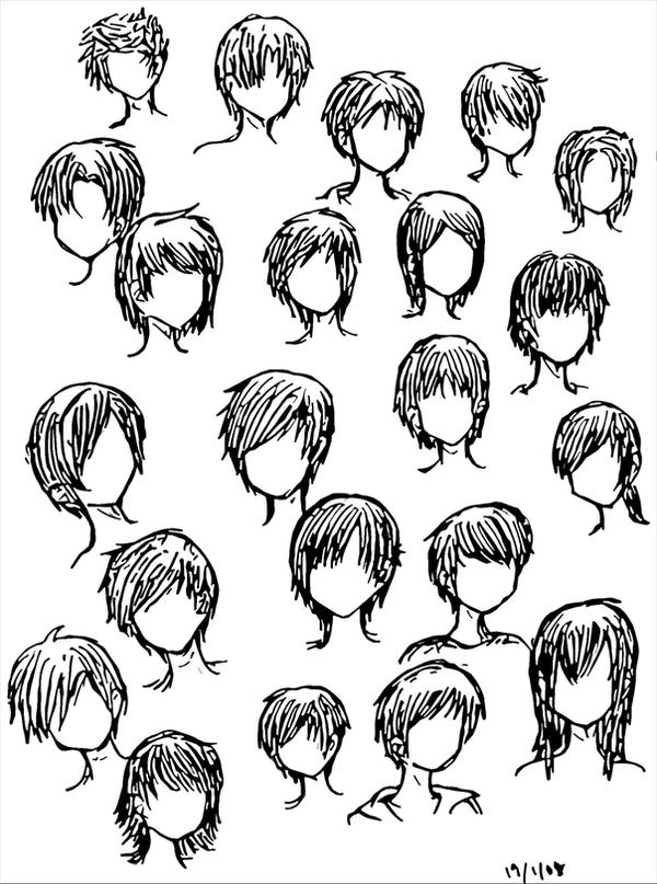 Boy Hairstyles by DNA-lily on DeviantArt