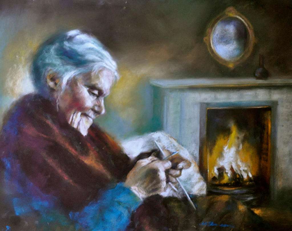 knitting_by_the_fire_by_portvoller-d5lxf