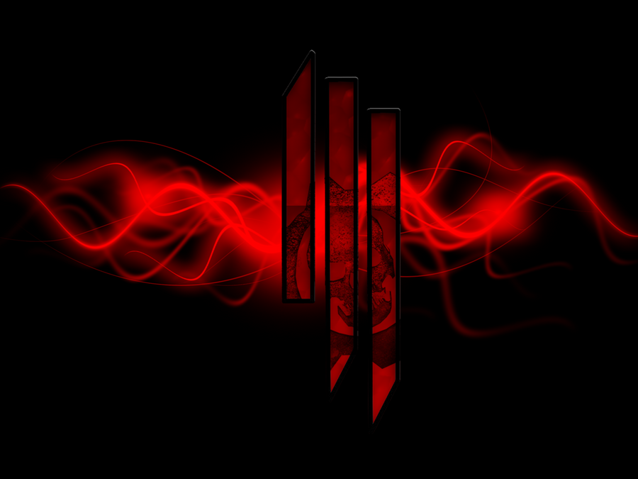 Skrillex logo red
