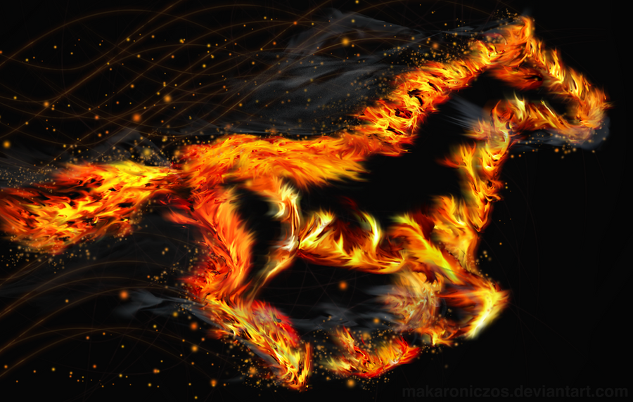 fire horse clipart - photo #23
