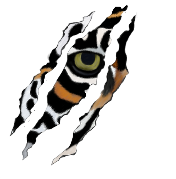 tiger claw clipart - photo #30