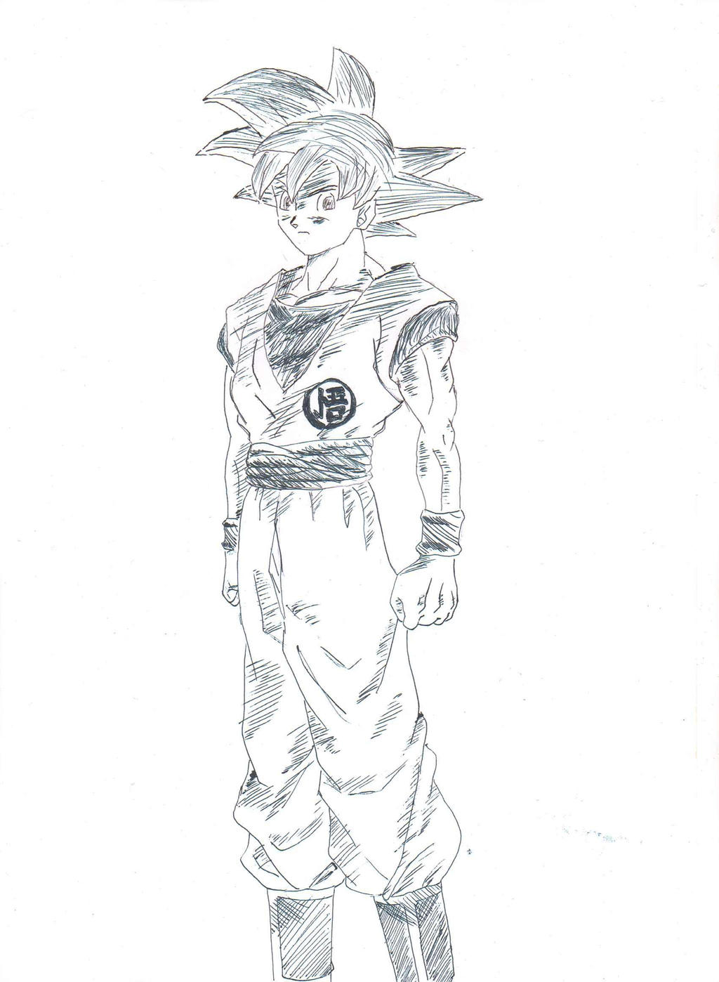 Goku Super Saiyan God by ozbushido on DeviantArt