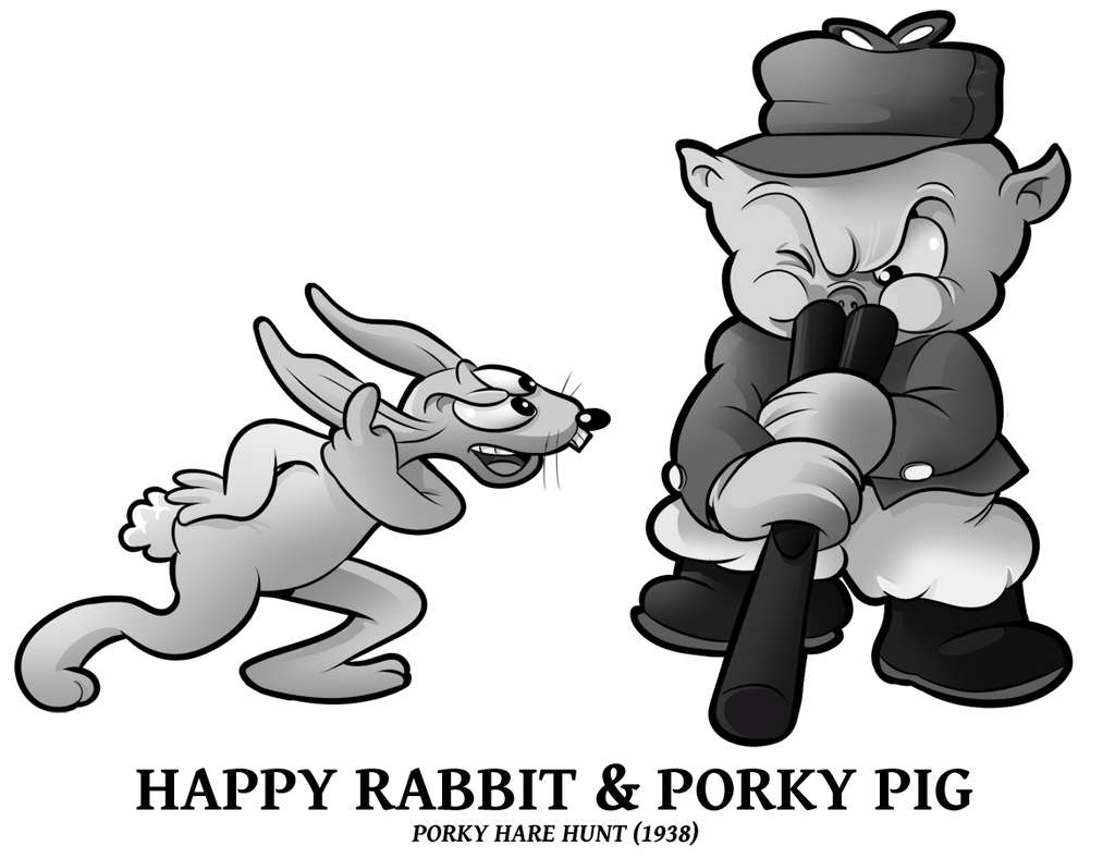 1938 - Happy Rabbit & Porky