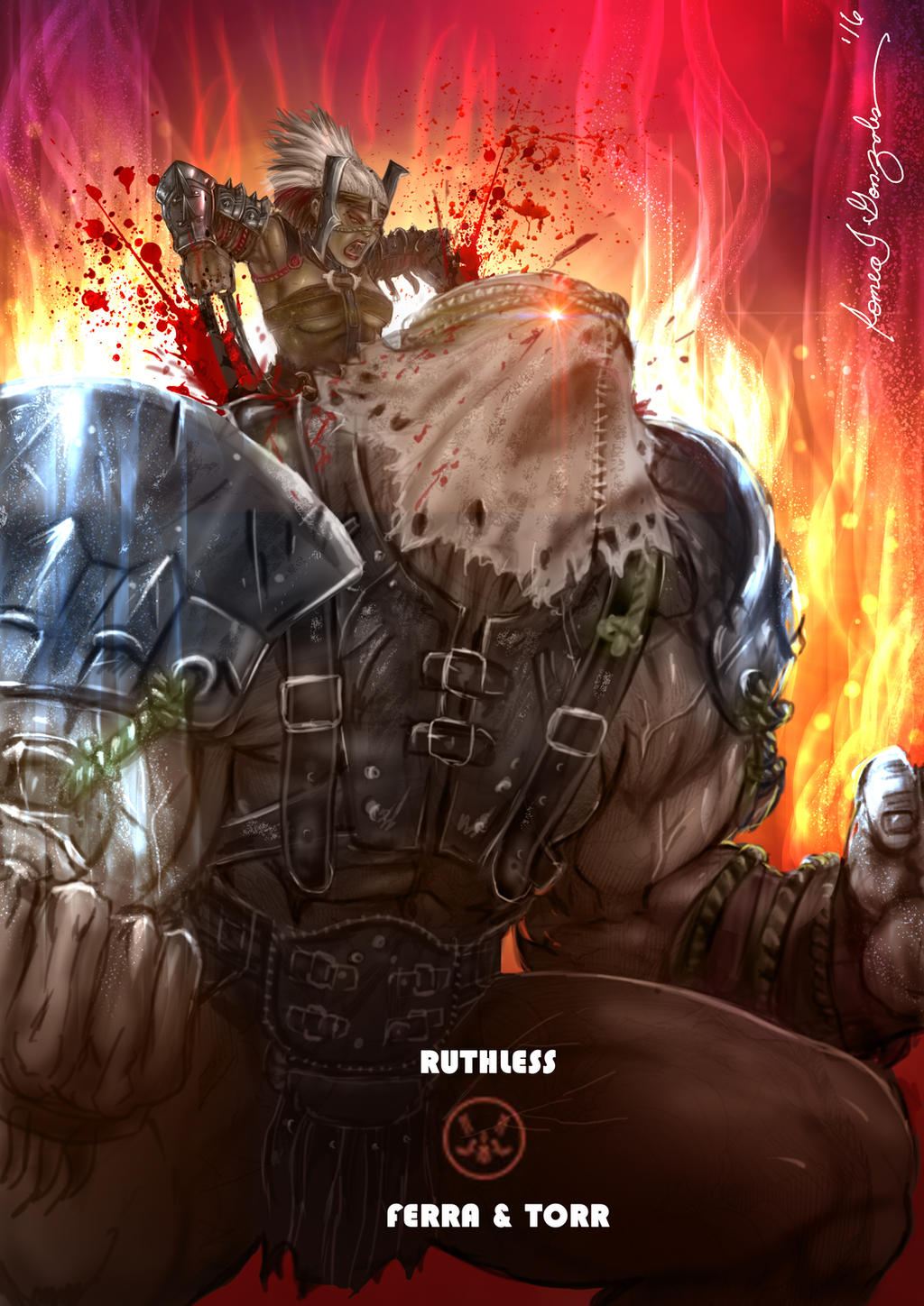 Mortal Kombat X Ferra And Torr Ruthless Variation By Grapiqkad On Deviantart