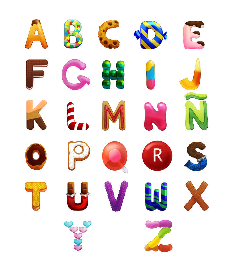 candy alphabet by cantonr on DeviantArt