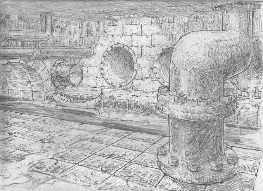 Image result for sewer sketch