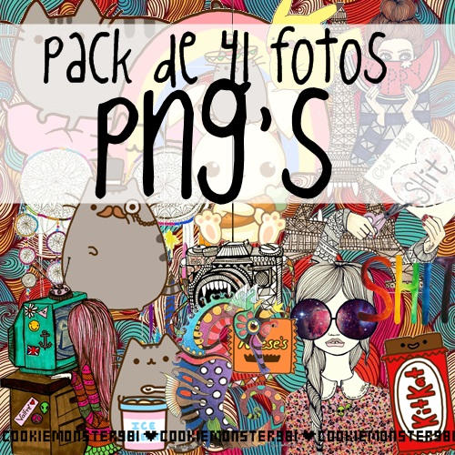 Pack de PNG'S 01 by cookiemonster981