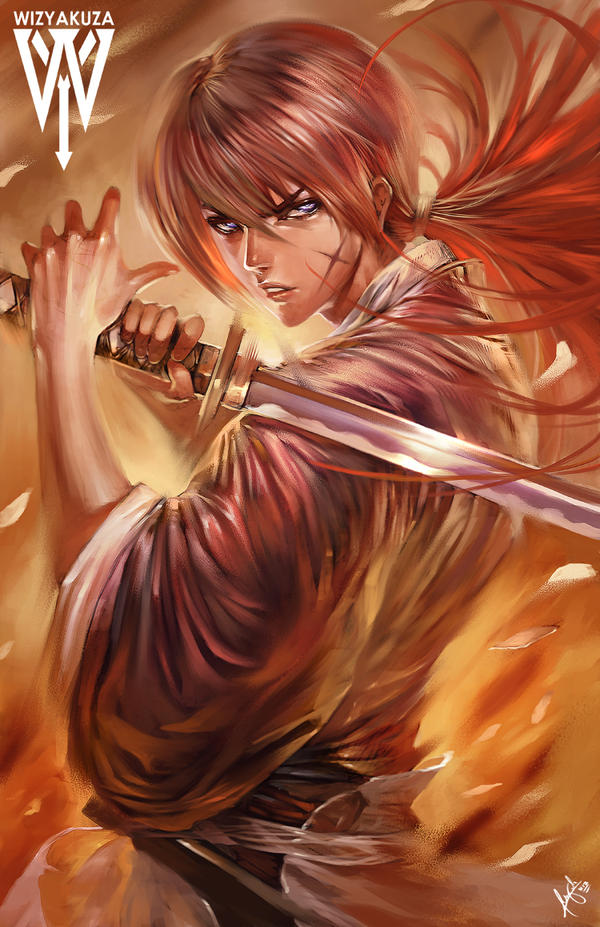 CyberClays — Kenshin - Samurai X fan art by wizyakuza (Ceasar...