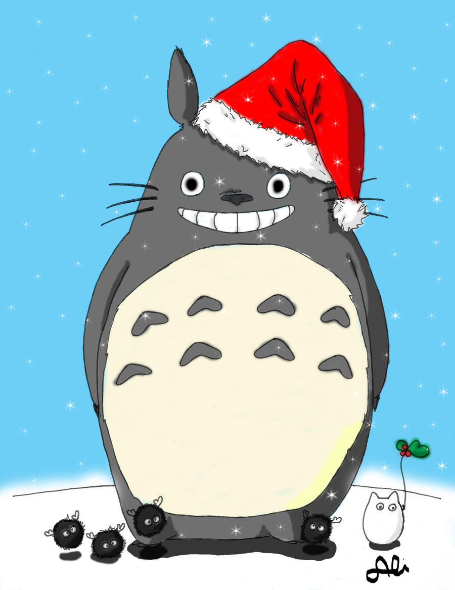 Image result for christmas totoro