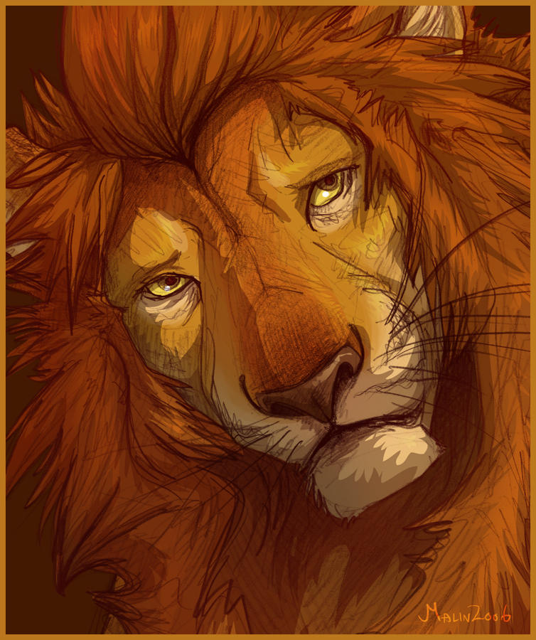 Sad Lion
