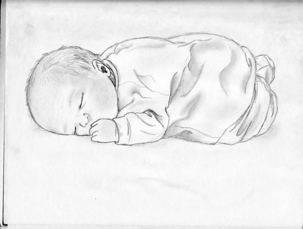 Baby Sleeping by Sketchlove on DeviantArt