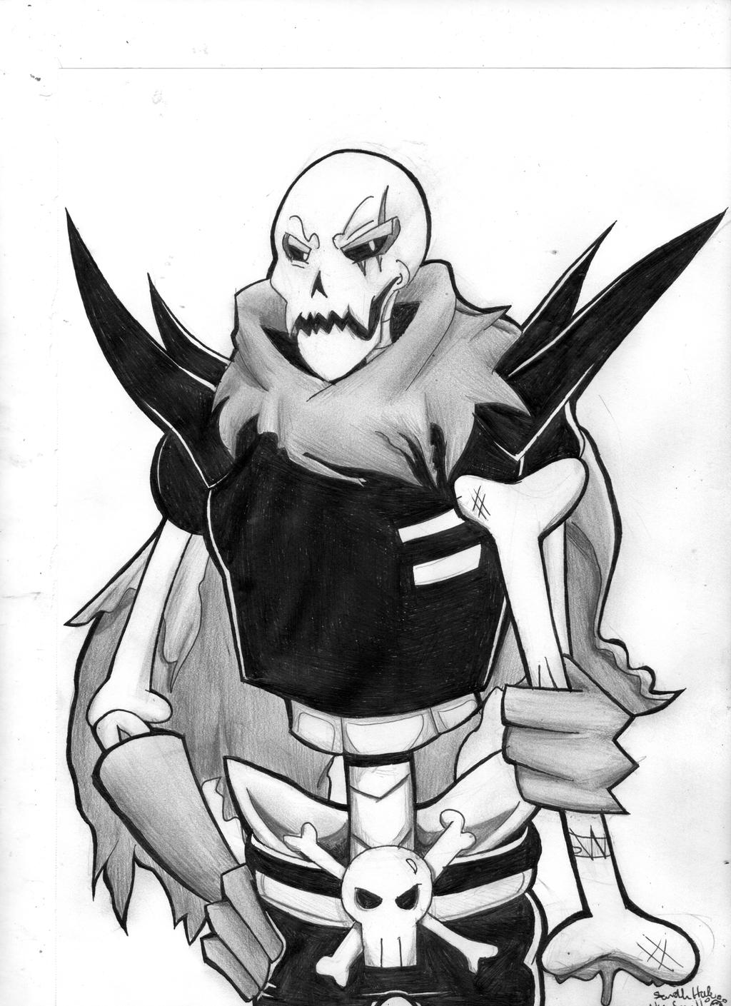 Underfell Papyrus by ASmallOne on DeviantArt