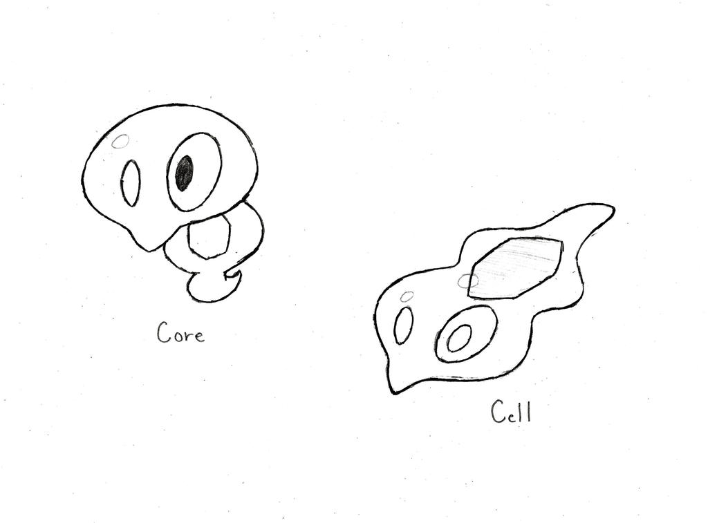 Zygarde Core and Zygarde Cell by XXD17 on DeviantArt