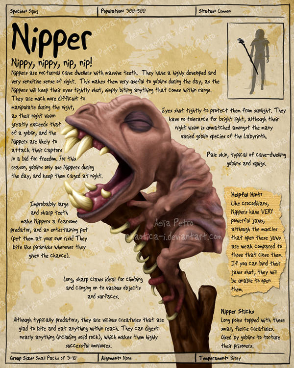 Labyrinth Guide - Nipper by Chaotica-I on DeviantArt