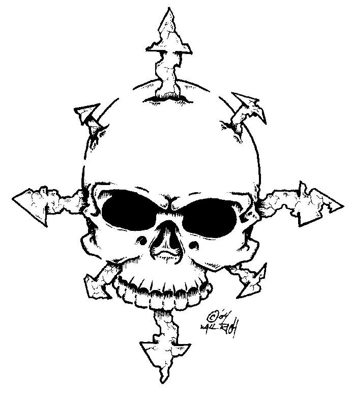Skull and Chaos by Bilesuck on DeviantArt