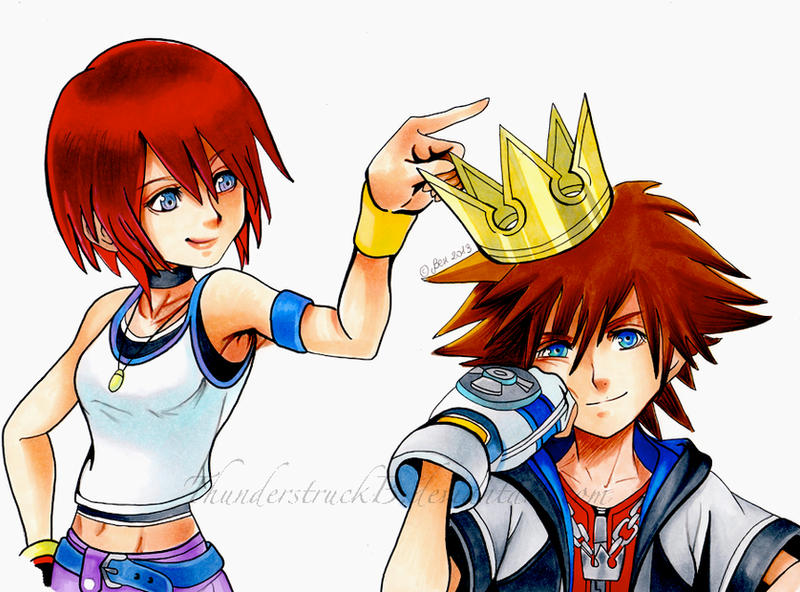 sora_and_kairi__kings_and_queens_by_thun