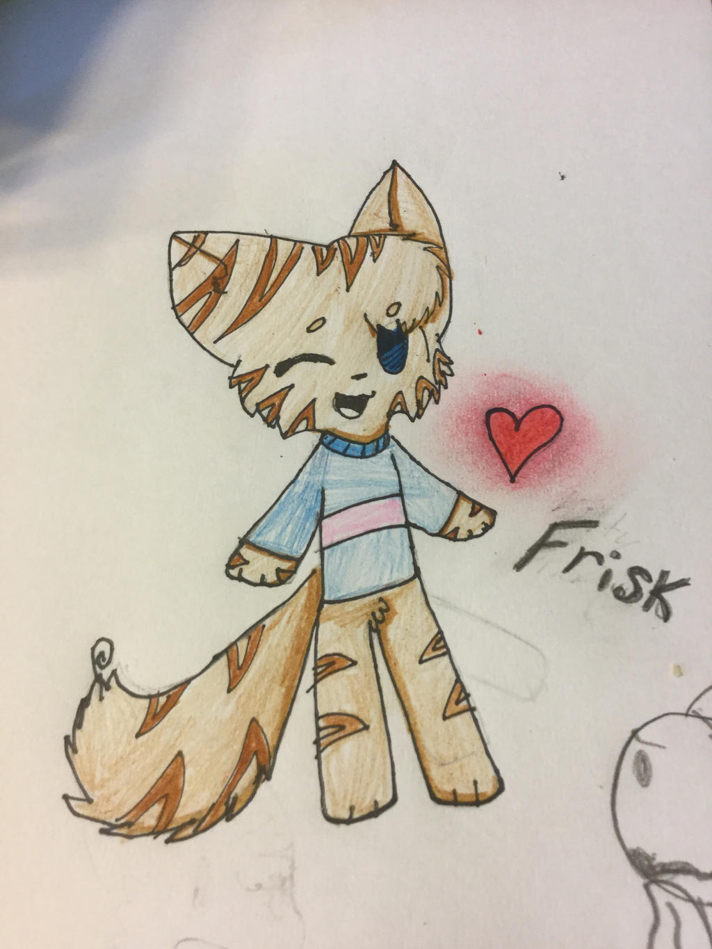 Frisk Kitty! by SunshineTheNerd on DeviantArt
